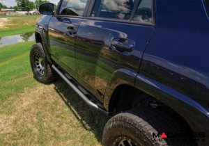 Ford Bronco Rock Sliders - 4 Door - Trail Slider Step System - Textured Black - N Fab 